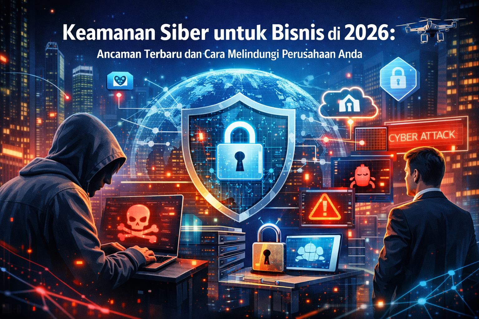 Keamanan Siber untuk Bisnis di 2026: Ancaman Terbaru dan Cara Melindungi Perusahaan Anda